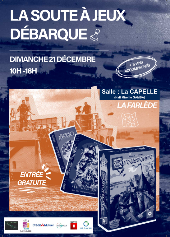 Journée Jeux Dimanche 21 décembre 2025